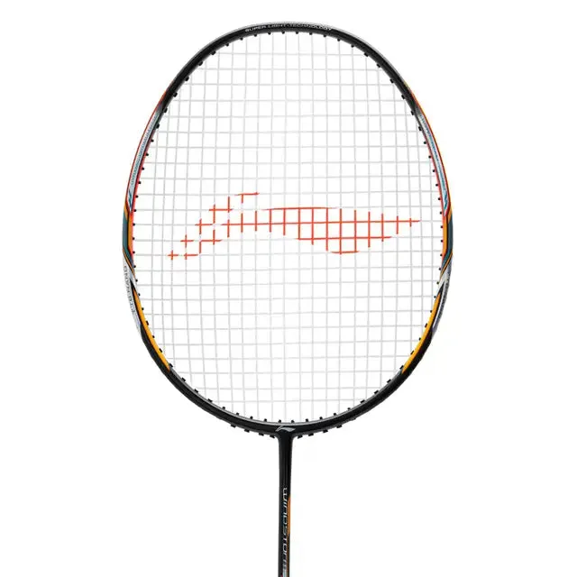 LI-NING WINDSTORM 72S BLACK/WHITE/ORANGE BADMINTON RACKET