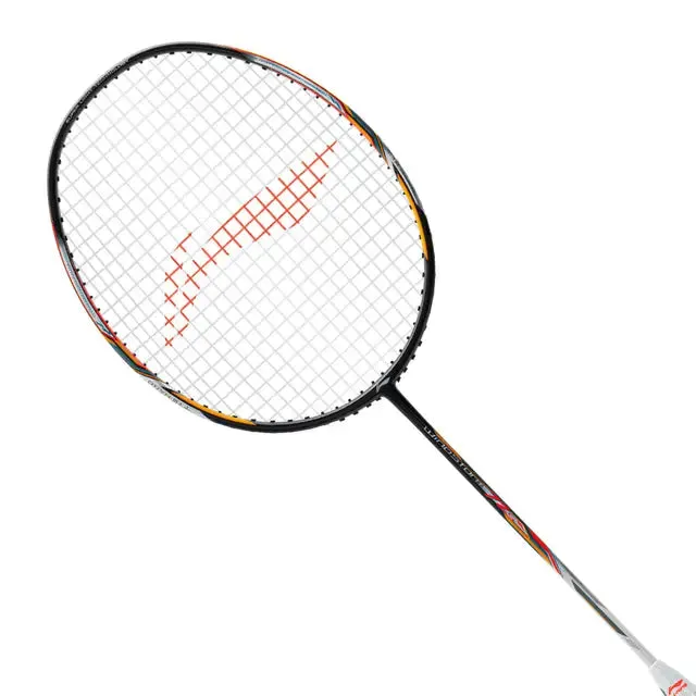 LI-NING WINDSTORM 72S BLACK/WHITE/ORANGE BADMINTON RACKET