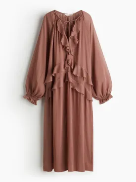 Long chiffon dress