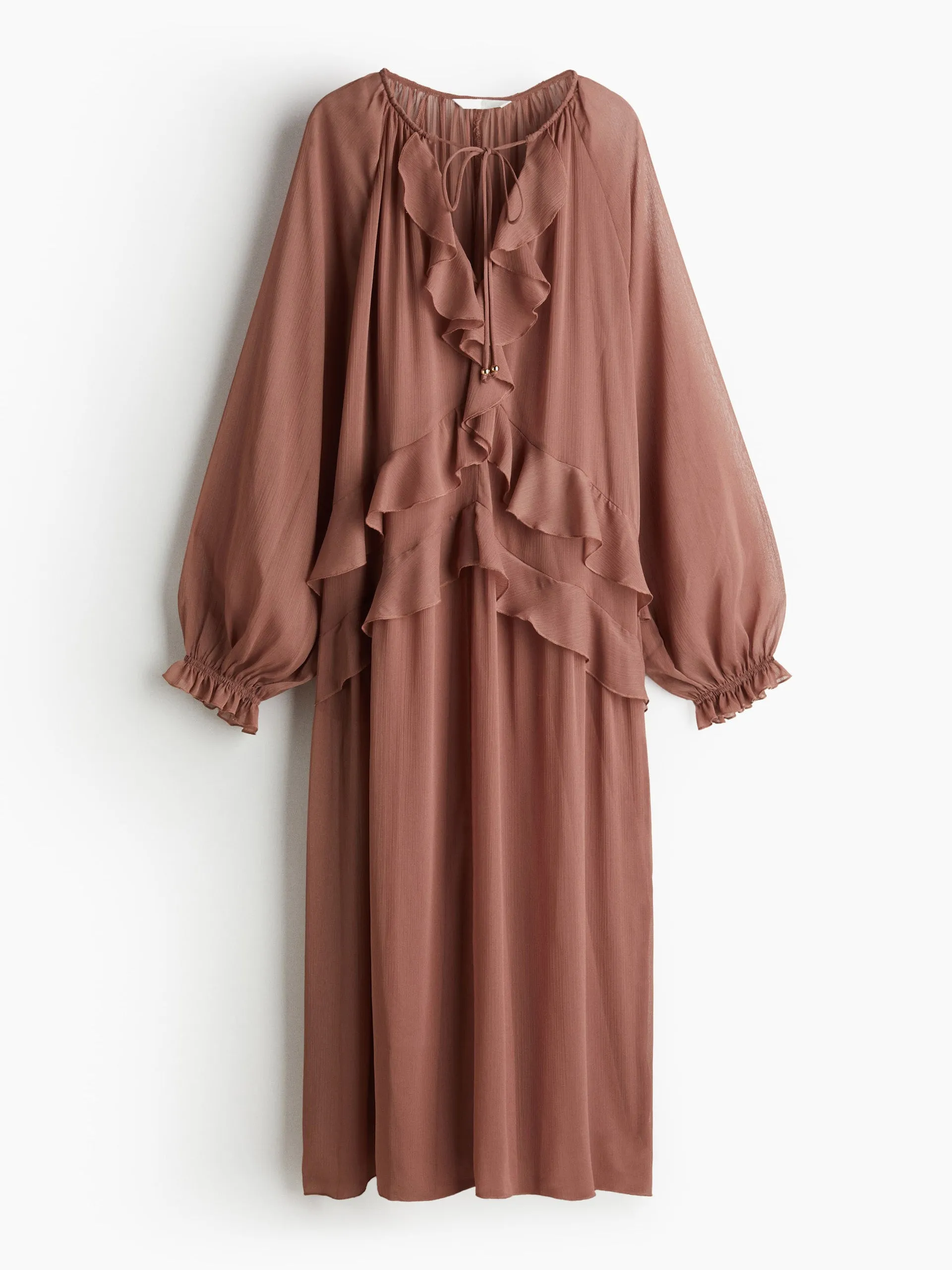 Long chiffon dress