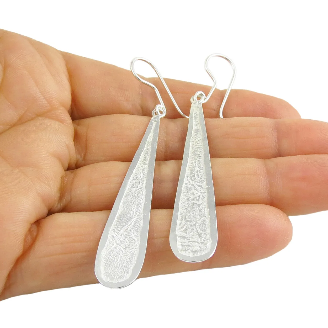 Maria Belen Reticulated Sterling Silver Earrings