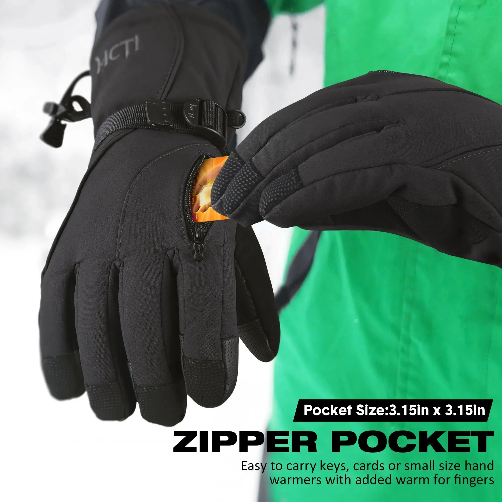 MCTi SkiPro Classic On-Piste Men's Ski Gloves