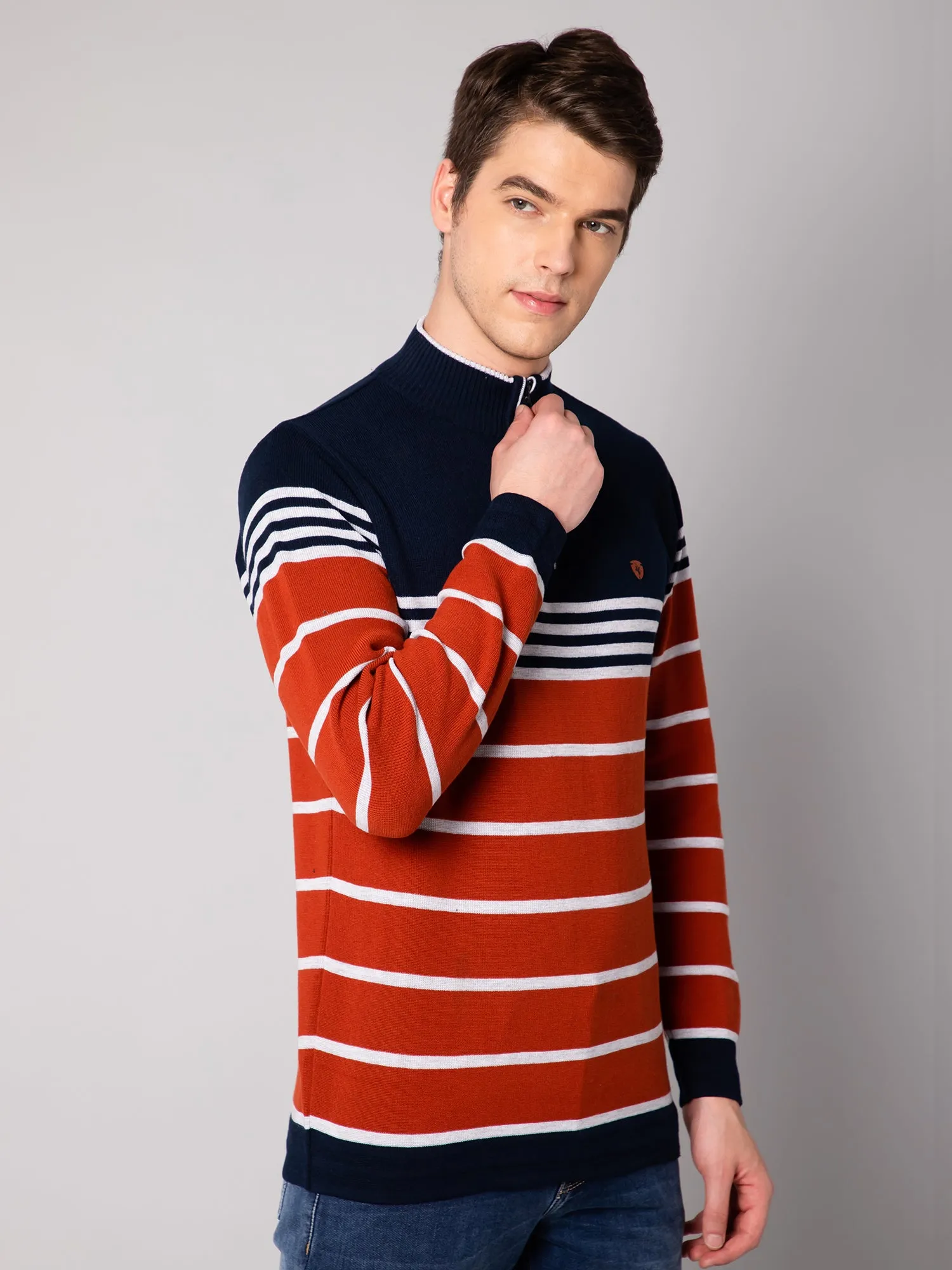 Mens Rust Sweater