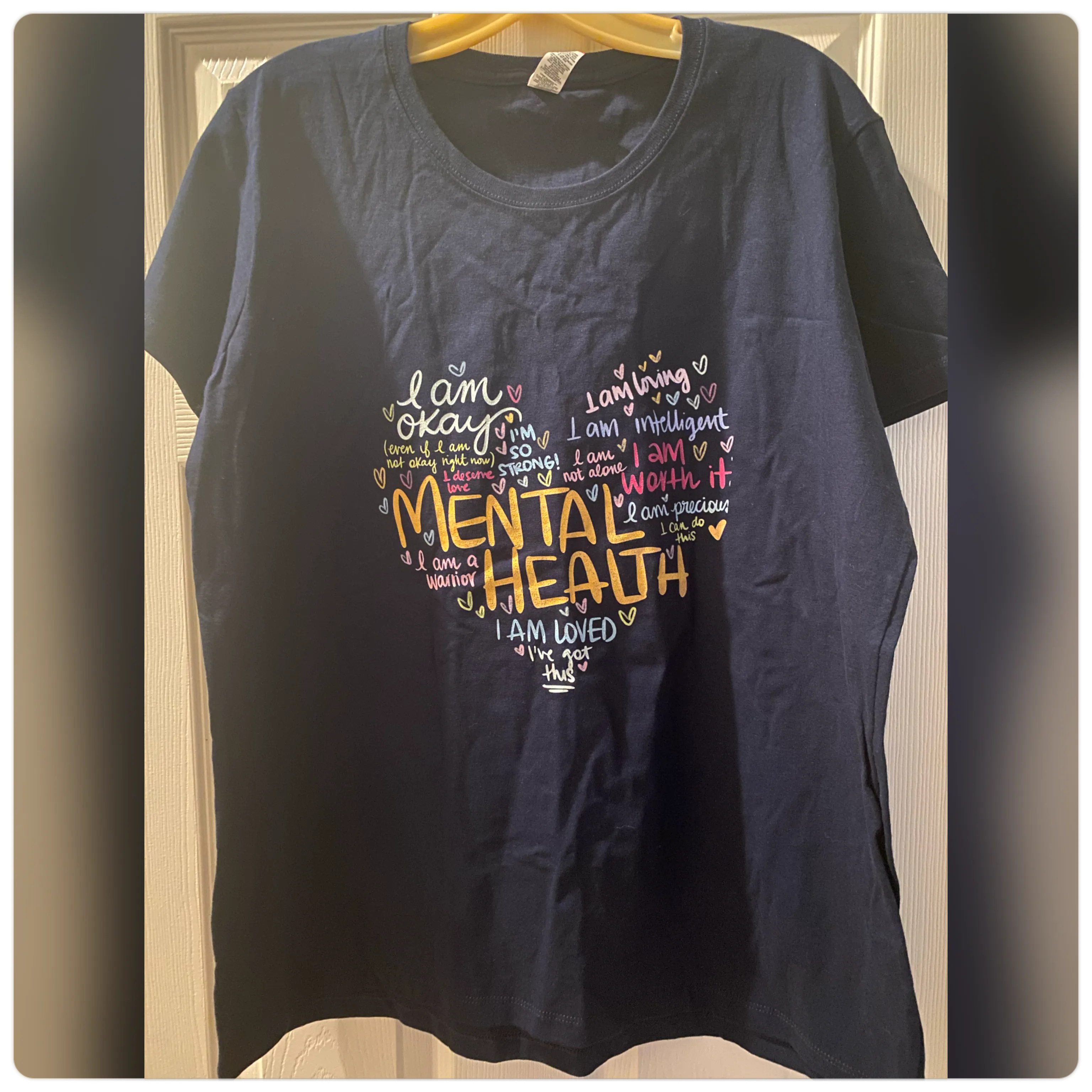 Mental Health Heart Ladies T Shirt