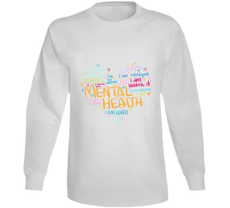 Mental Health Heart Ladies T Shirt