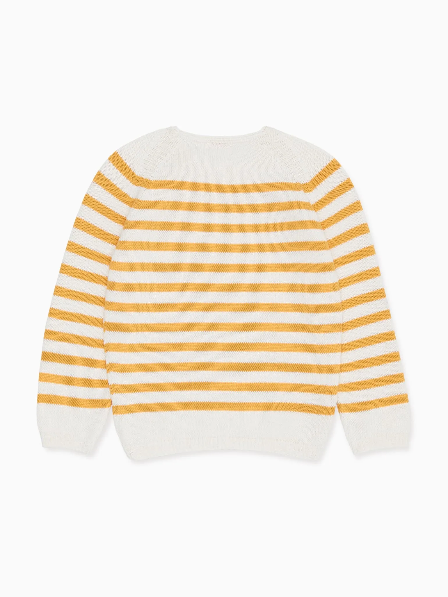 Mustard Stripe Campo Boy Cotton Jumper