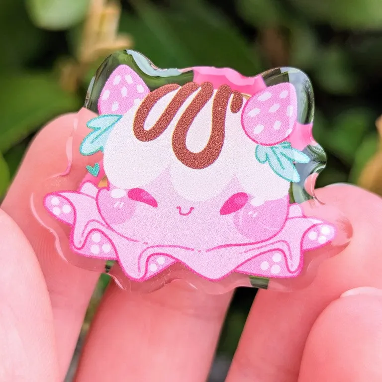 Octo Ice Cream Acrylic Pins