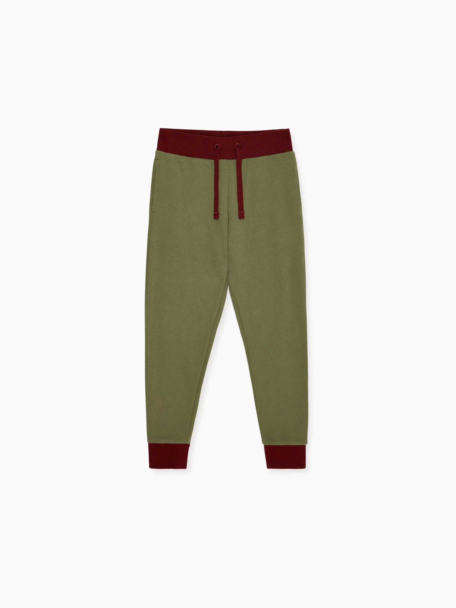 Olive Sammi Contrast Kids Jogging Bottoms