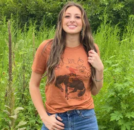 Original Cowgirl Clothing T-Shirts: Let'er Go Autumn Heather