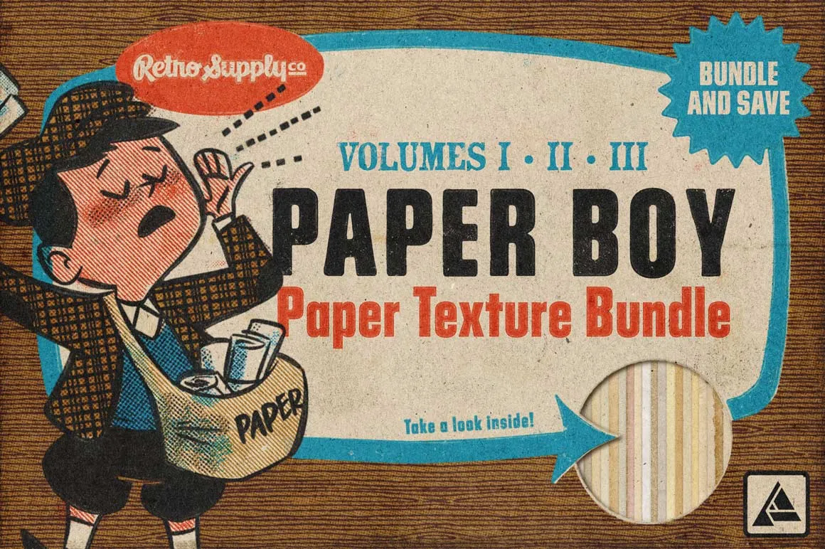 Paper Boy Paper Texture Bundle for Affinity