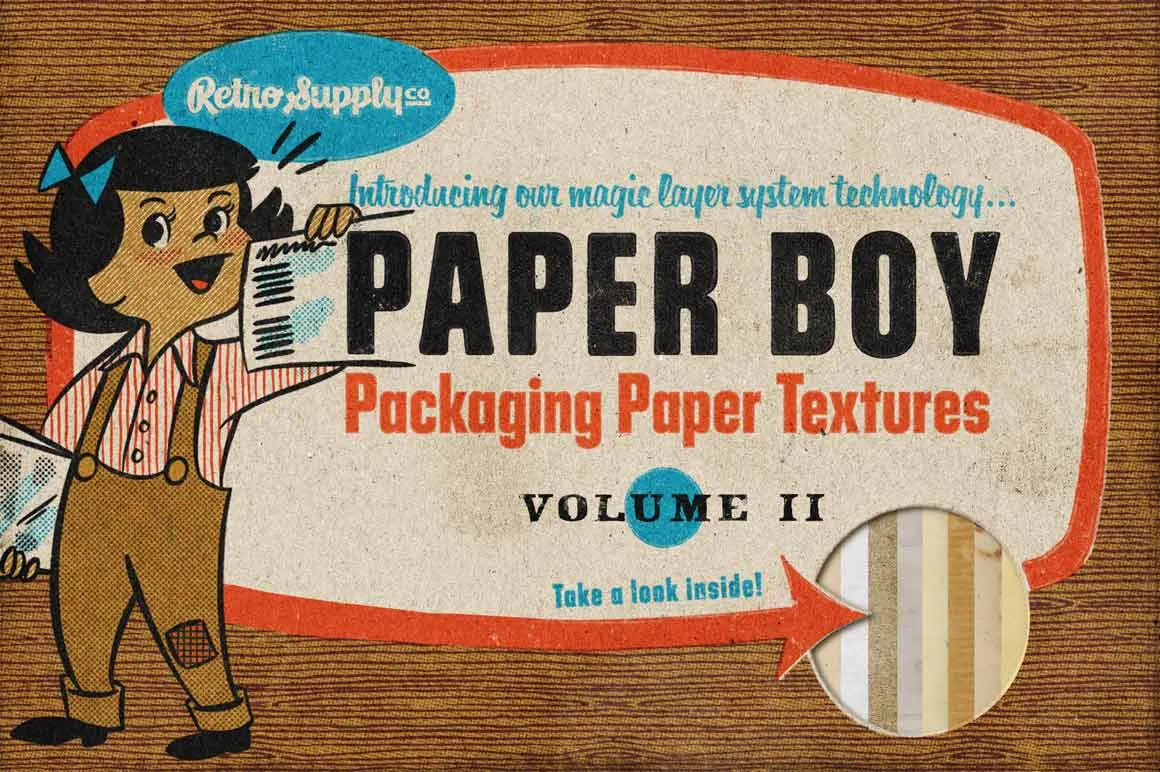 Paper Boy Paper Texture Bundle for Affinity