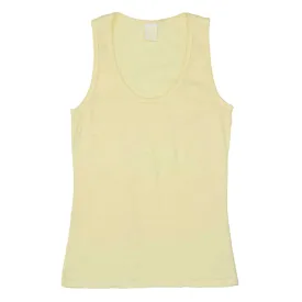 Peace Store Cotton Tank Top - LT Soft Lemon Yellow