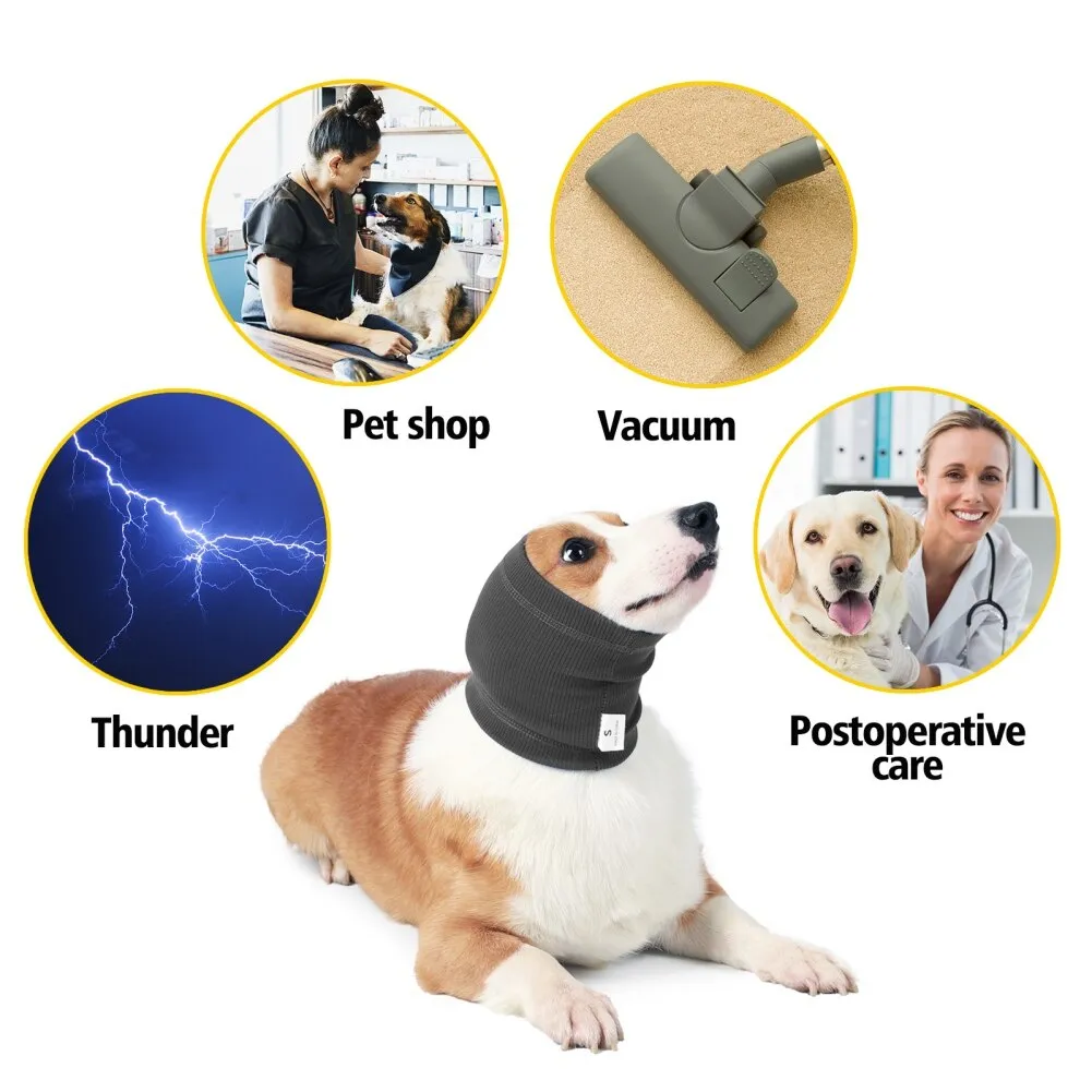 Pet Grooming Turban Noise-proof Earmuffs Dog Collars Comfortable Keep Warm Isolate Noise Headgear Pet Supplies