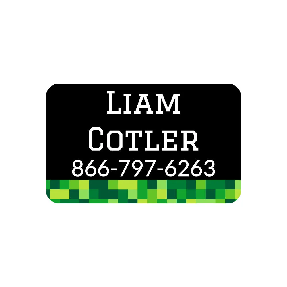 Pixels Contact Clothing Labels