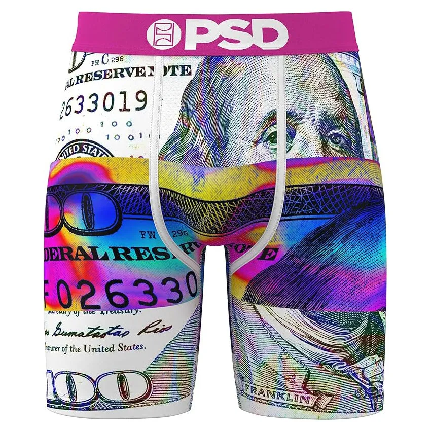 PSD Men's Multicolor Thermal $Plit Boxer Briefs XX-Large Underwear - 224180019-MUL-XXL