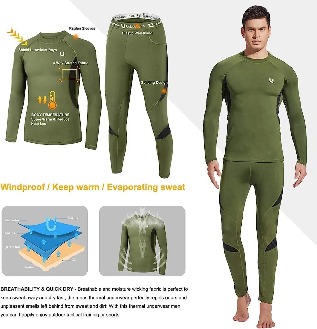 RECON GS2 Thermal Quick-Drying Moisture Wicking Spandex Underwear Set