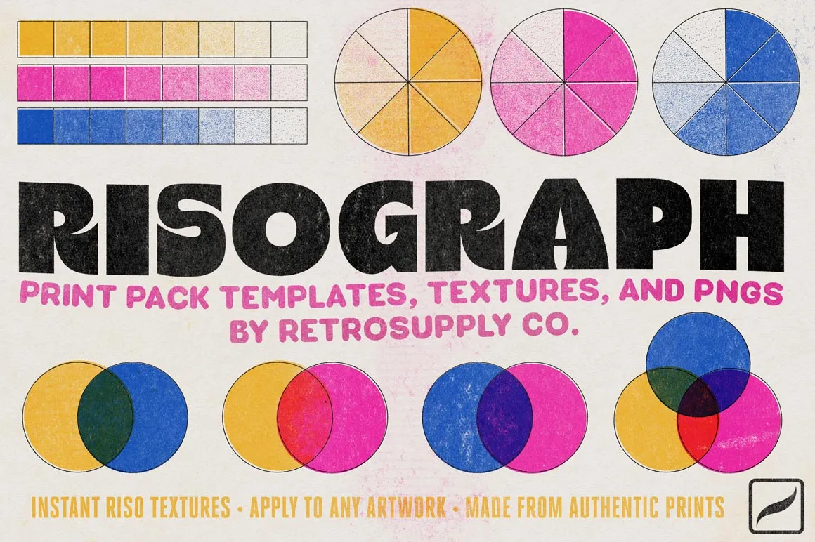 Risograph Print Pack for Procreate