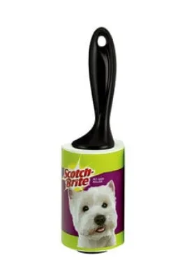 Scotch-Brite™ Pet Hair Roller 839RS-100, 4.0 in x 55.0 ft (10.1 cm x
16.7 m), 6/1, 1 Roller/Pack, 100 Sheets/Roller