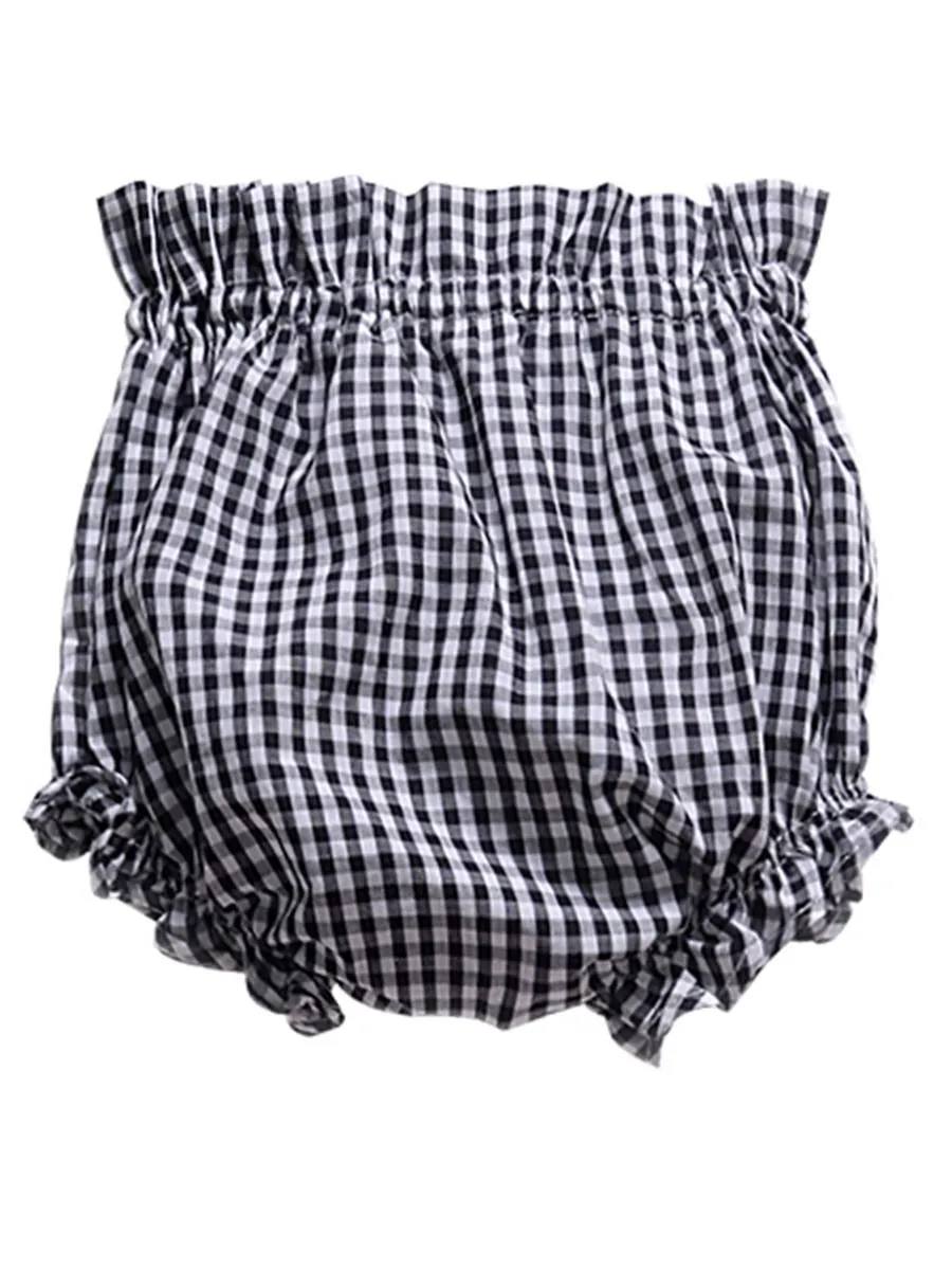 Style Infant Baby Floral/Plaid/Stripe Bloomers