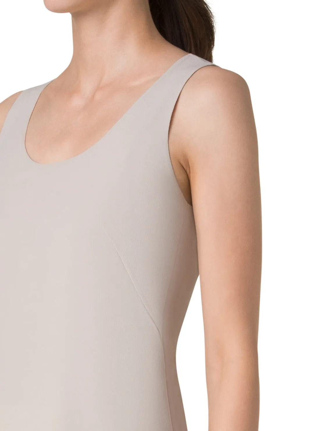 Tank Top in Silk Georgette