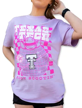 Texas Tech "Cosmic Cowgirl" Comfort Color Orchid T-Shirt