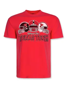 Texas Tech "Helmet on Helmet" T-Shirt