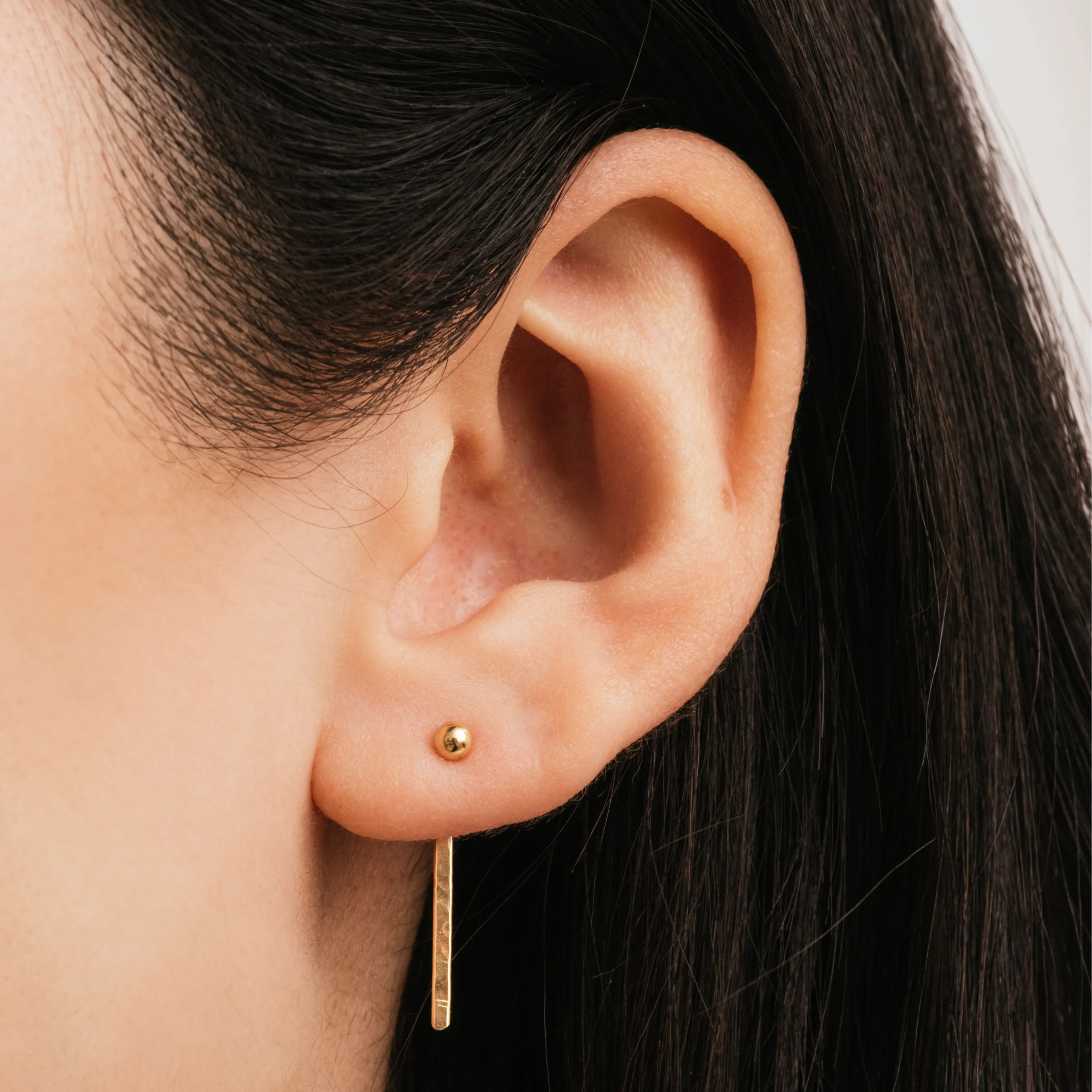 The Complete Ear Jacket Set- Hammered Finish