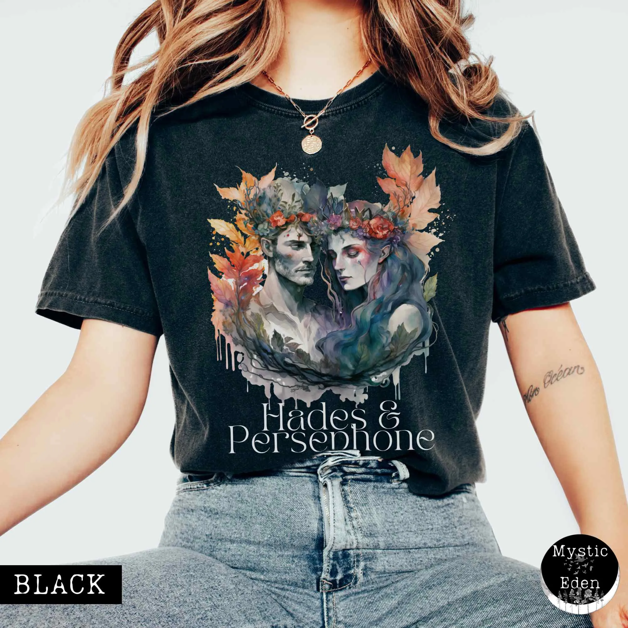 Vintage Hades & Persephone Greek Mythology T-shirt