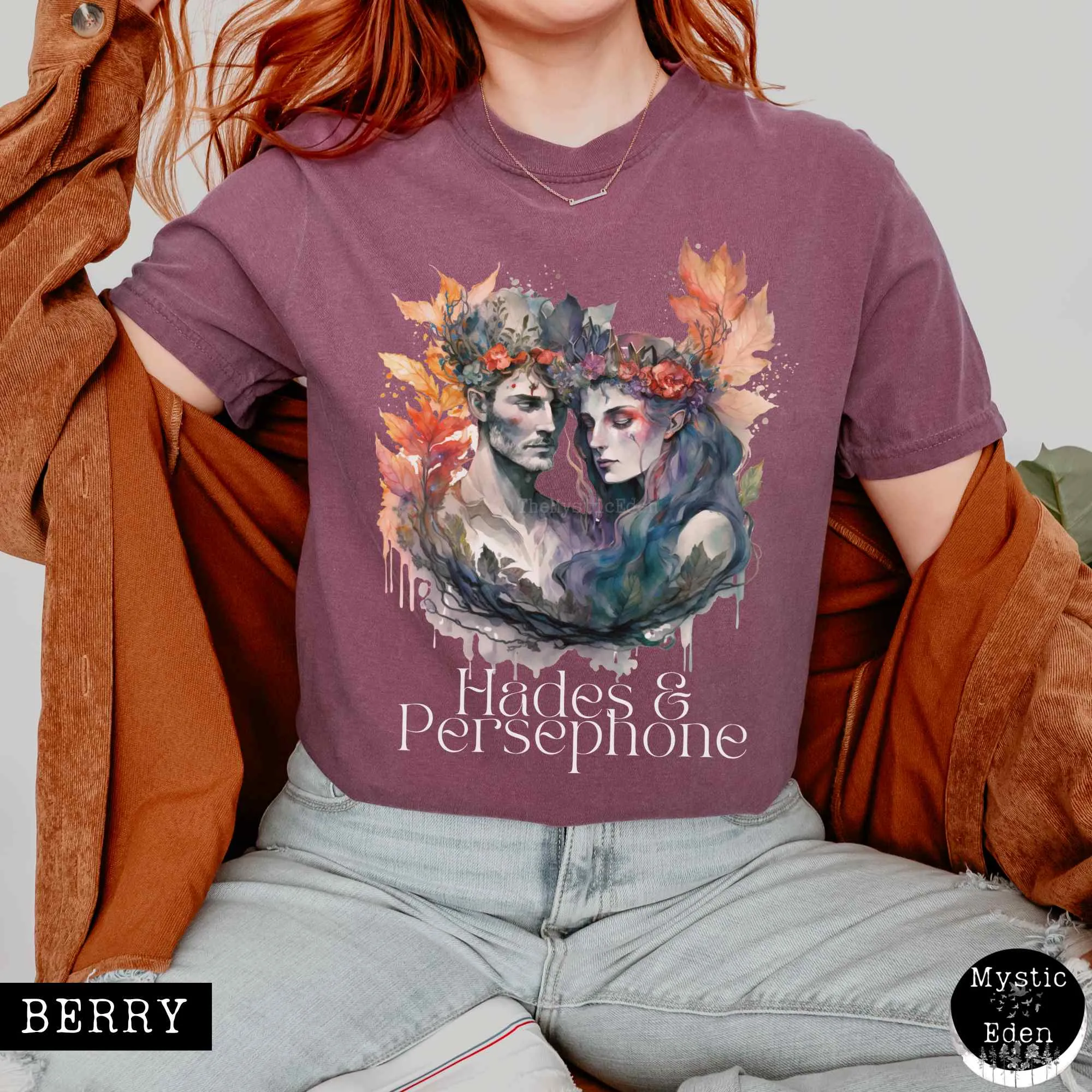 Vintage Hades & Persephone Greek Mythology T-shirt