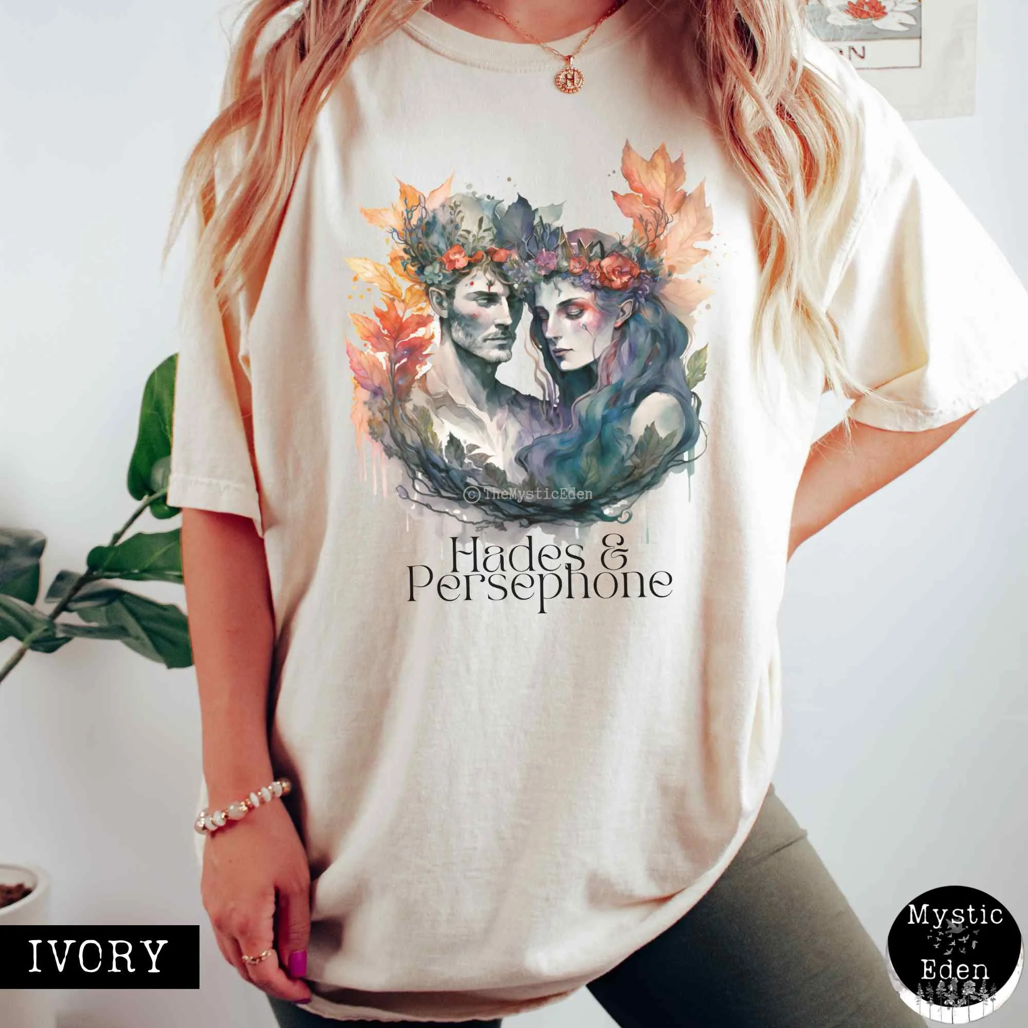 Vintage Hades & Persephone Greek Mythology T-shirt