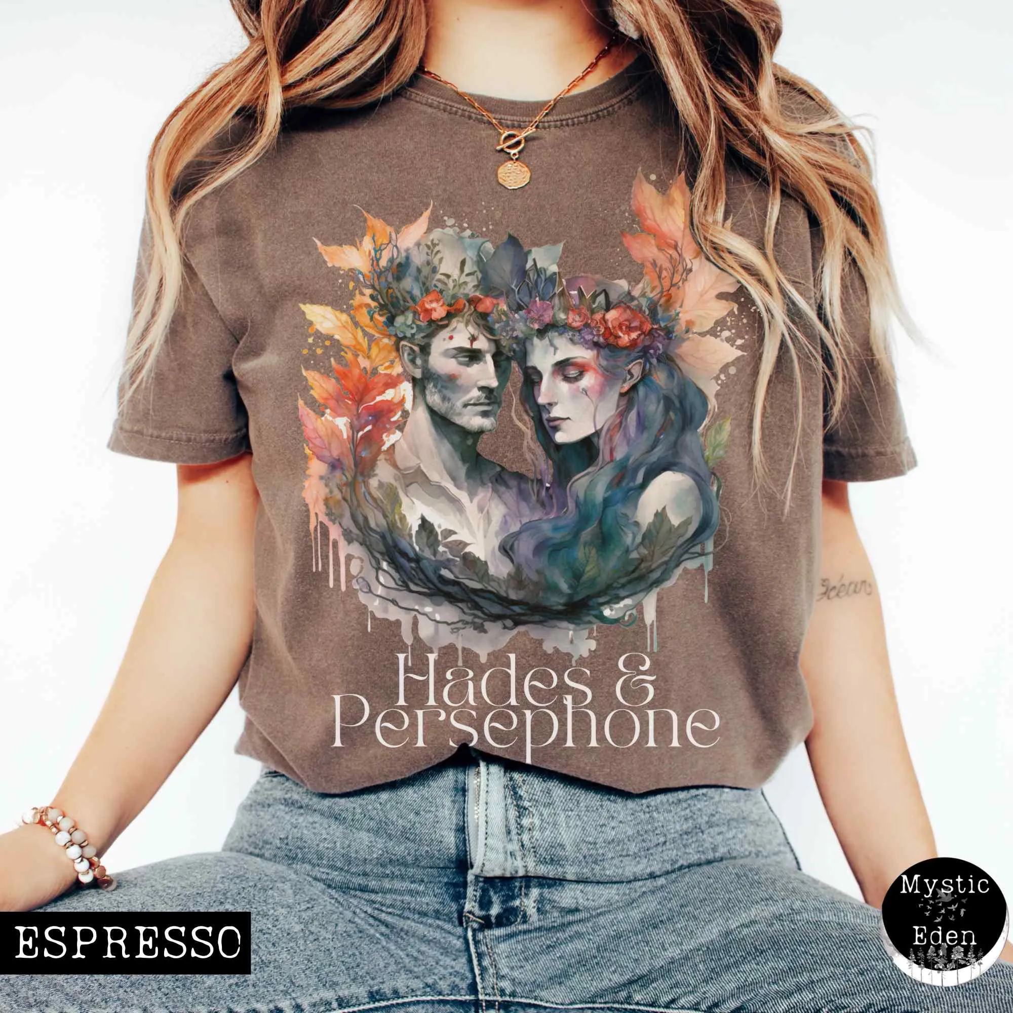 Vintage Hades & Persephone Greek Mythology T-shirt