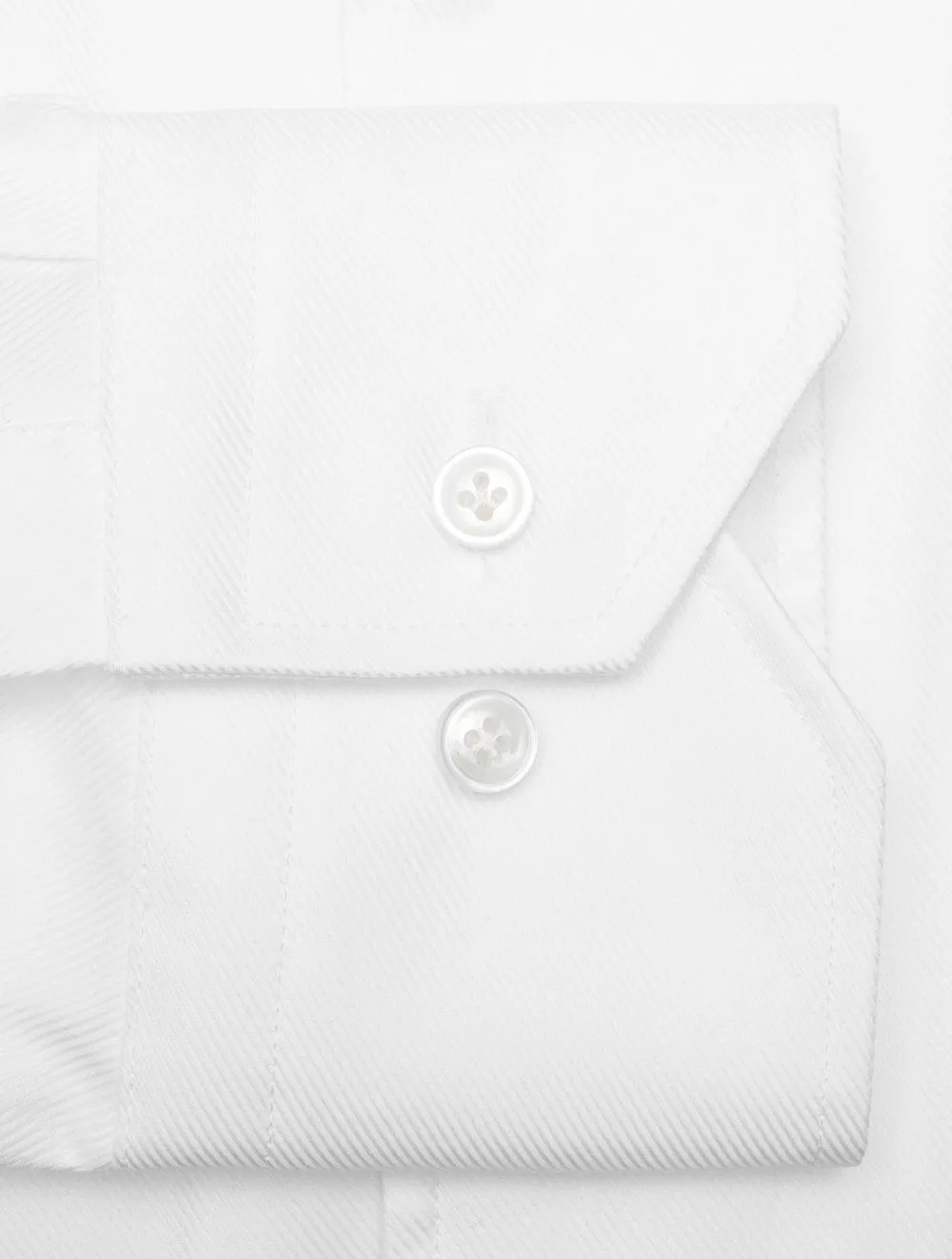 Waterloo Twill Buttondown Thomas mason Shirt White