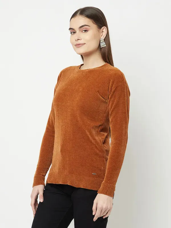 Women Tan Sweaters