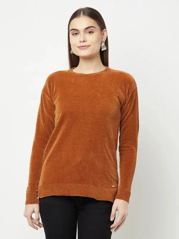 Women Tan Sweaters